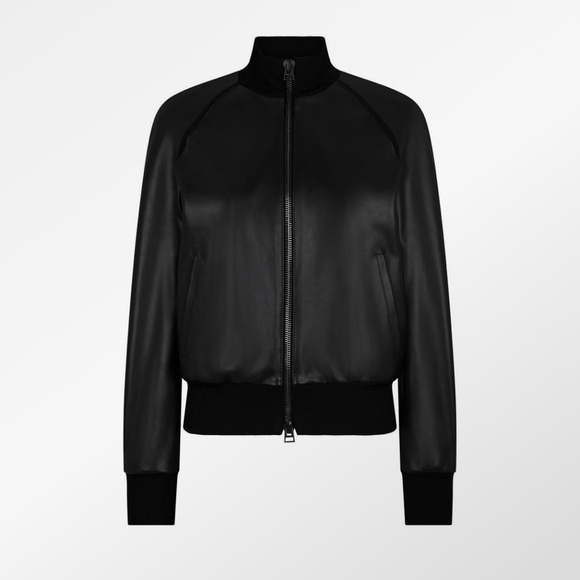 Tom Ford Matte Calf Leather Bomber Jacket - 34 / XS - NWT - Picture 5 of 8